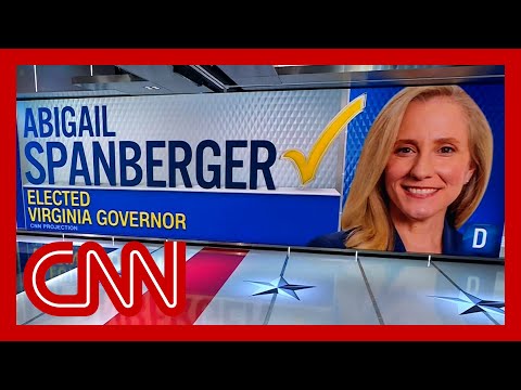 Abigail Spanberger Projected as Virginia's First Female Governor