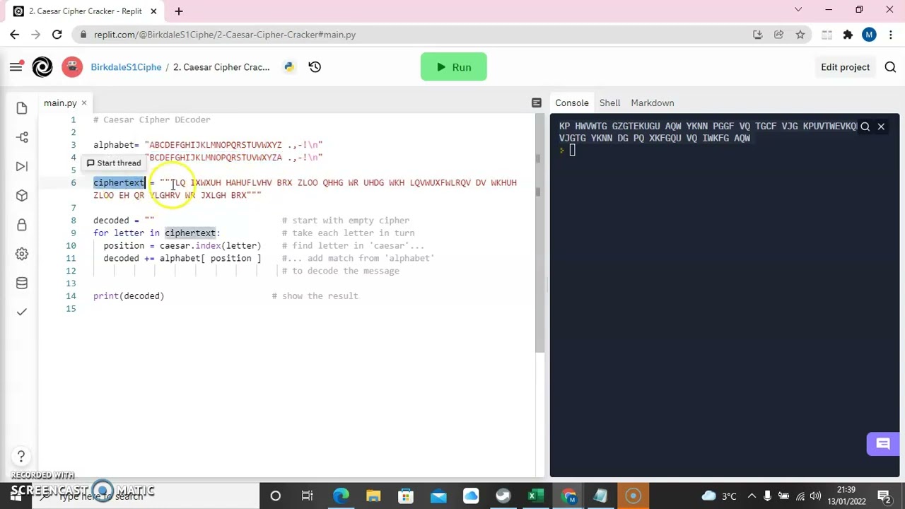 2 Brute-Force Caesar Cipher with Python 🔍