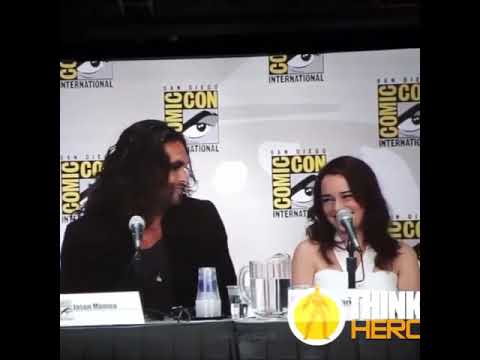 Jason Momoa and Emilia Clarke Share Cute Moment