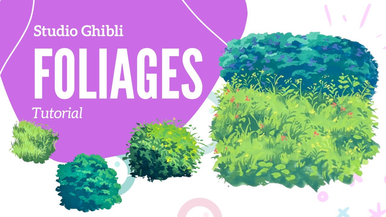 Gouache Guide: Painting Studio Ghibli Foliage πΏ