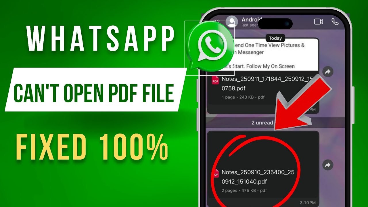 Troubleshooting WhatsApp: Unable to Open PDF Files