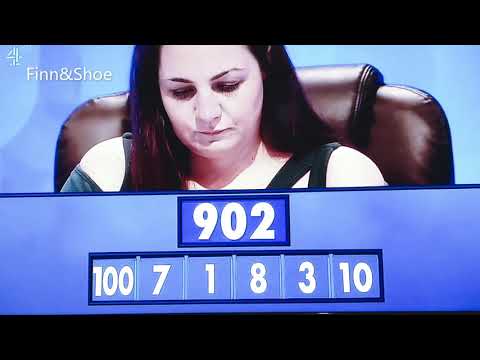 Countdown numbers game Rachel Riley intervenes after both contestants miss easy target