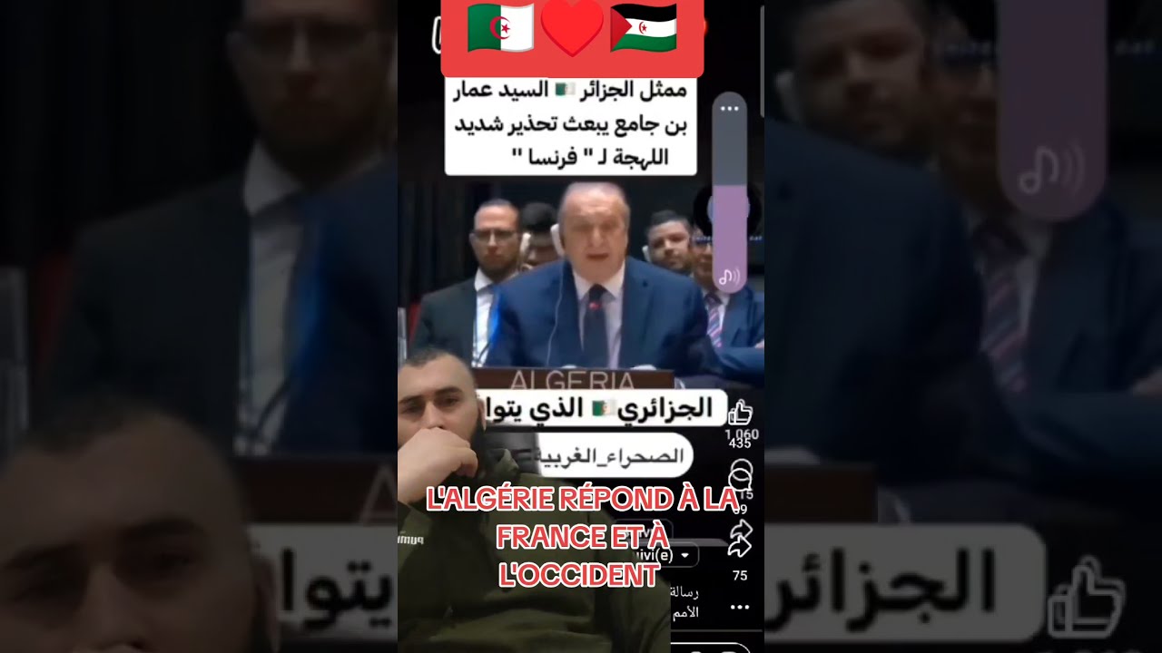 Algérie Réagit Face à la France et l'Occident sur le Sahara Occidental 🌍