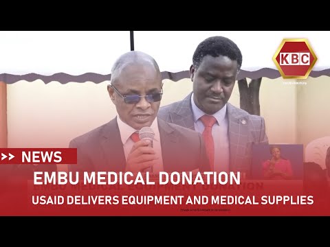 USAID delivers Equipment and medical supplies