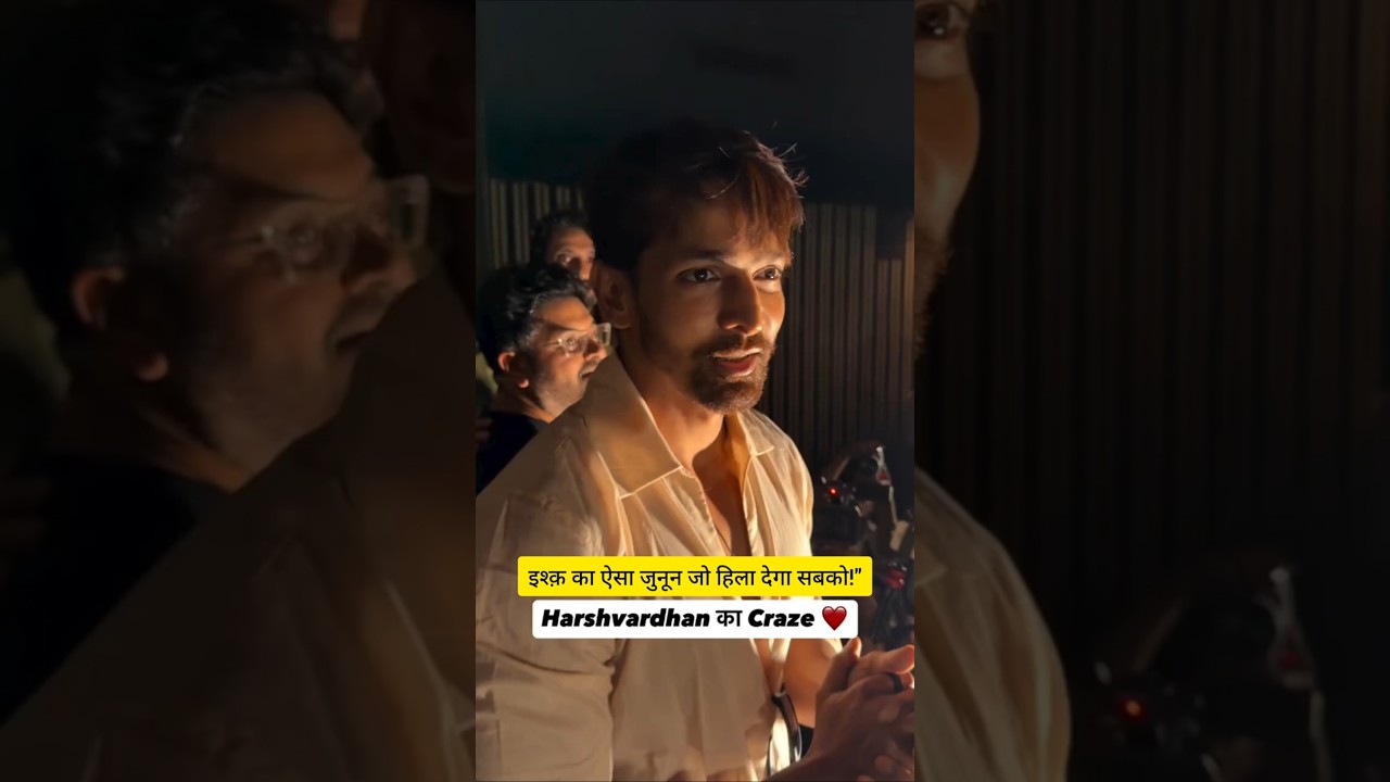 Deewaniyat ❤️‍🩹 Harshvardhan Rane & Sonam Bajwa | Vishal Mishra | Ek Deewane Ki Deewaniyat #shorts