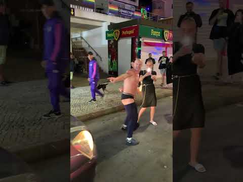 British Tourists In Portugal Albufeira