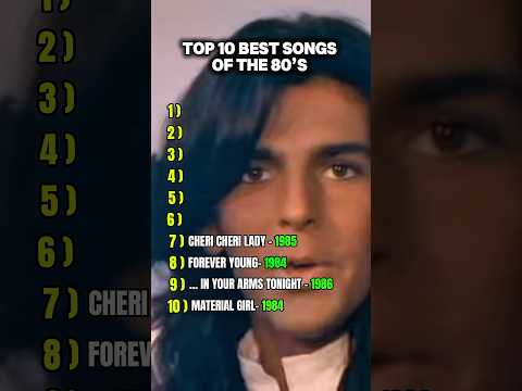 Top 10 Best Songs Of The 80s 🎵 #80s #throwback #nostalgia #madonna