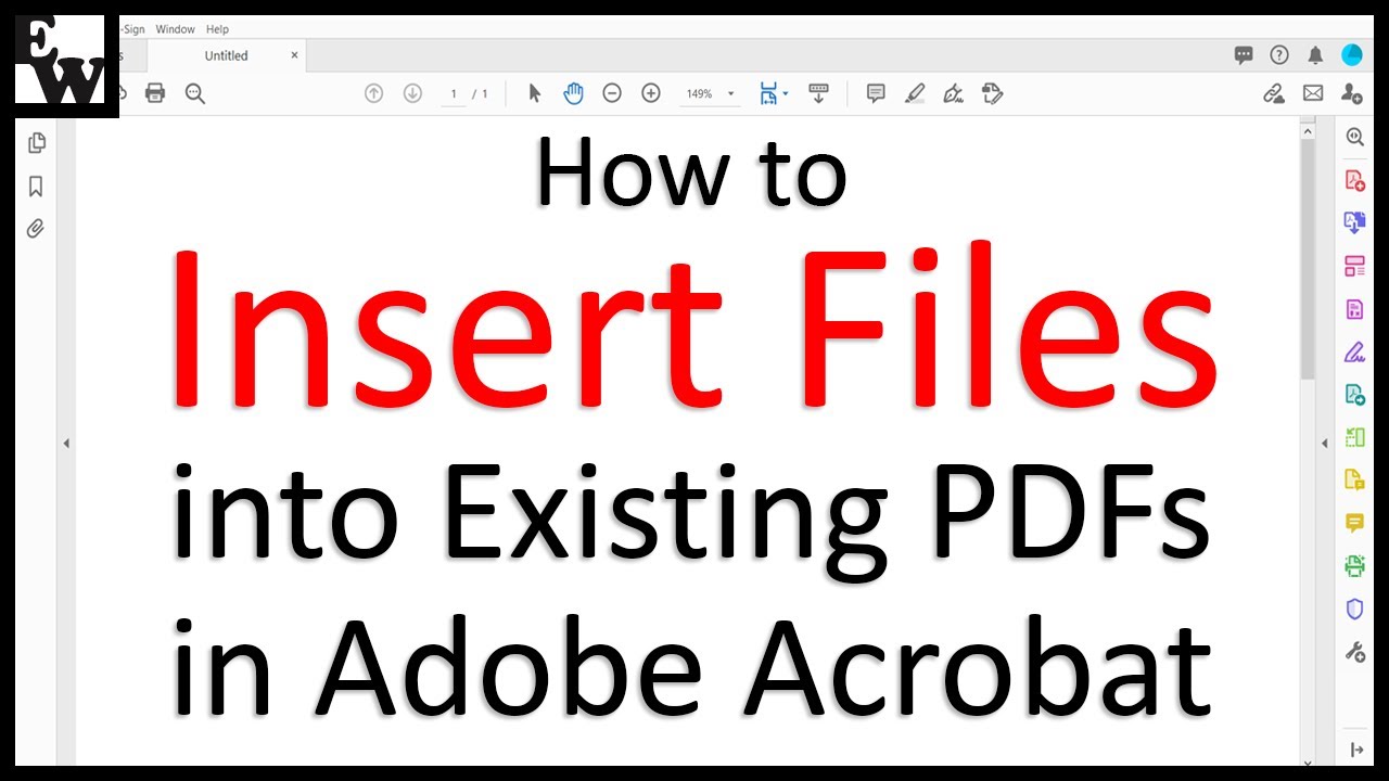 Easily Insert Files into PDFs with Adobe Acrobat (PC & Mac) 📄
