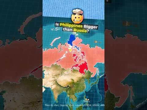 The Philippines is BIGGER than you think... 🇵🇭🤯🤯