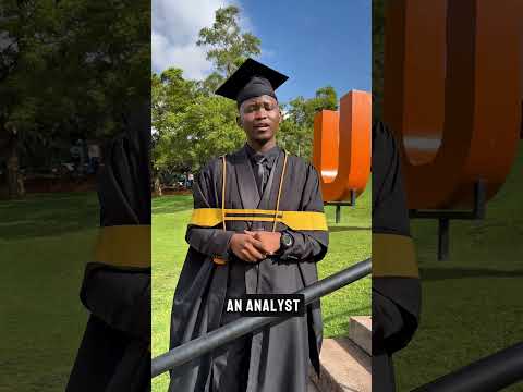 Meet Polediso Motsoeneng a BSc in Mathematical Sciences graduate 🧡 #UJ20 #UJAllTheWay