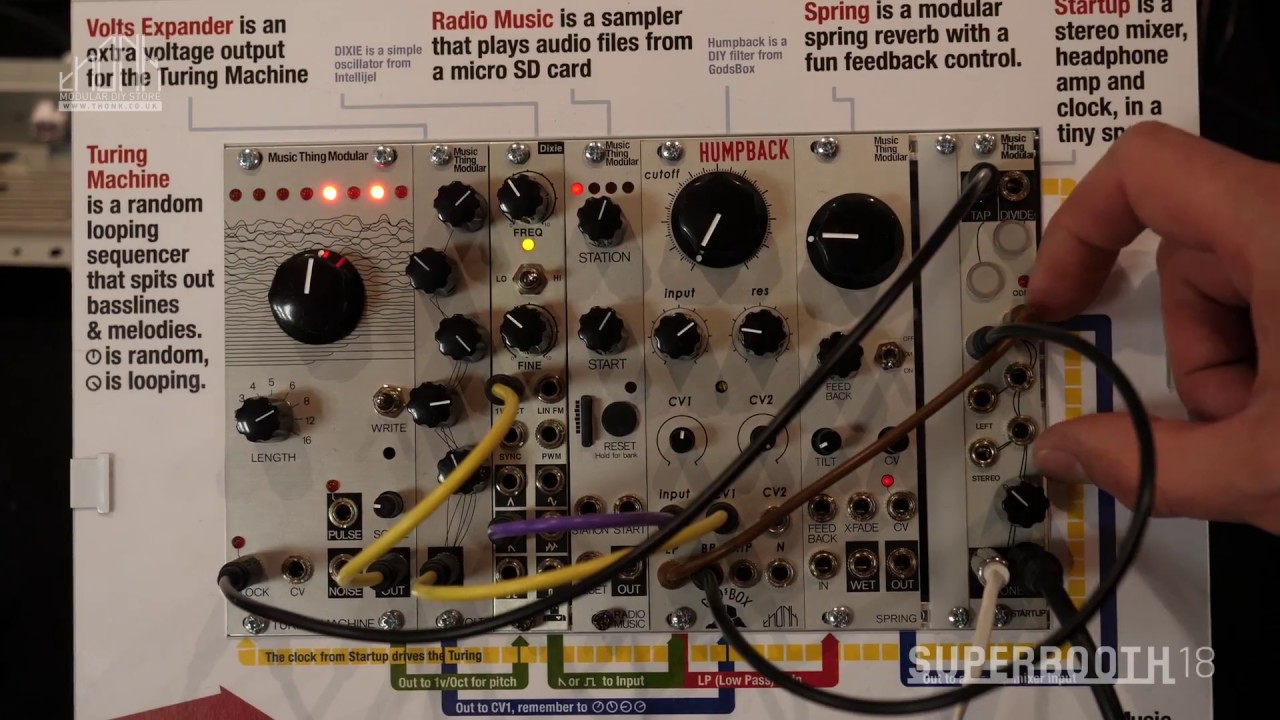 Superbooth 18: Music Thing Modular Startup 🎶
