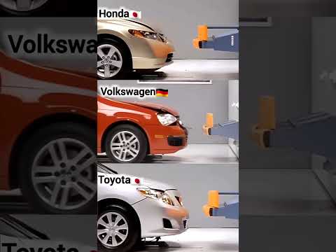 Toyota vs Honda vs Volkswagen: Ultimate Crash Test! 💥🚗