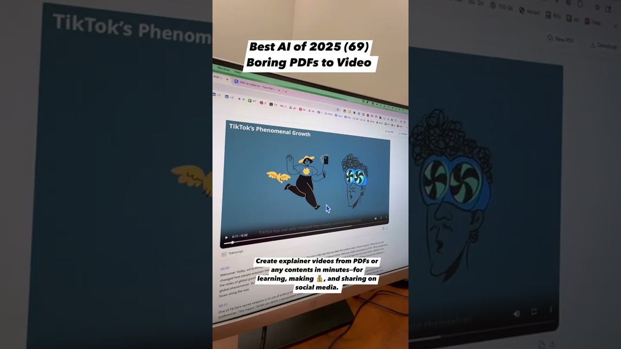 This AI turns boring PDFs into videos with voice over