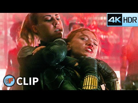 Black Widow Fight Scene: Natasha vs Black Widows 🥊