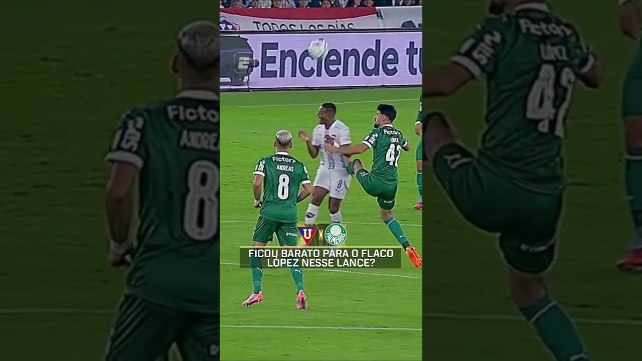 Polêmica na Libertadores: Flaco López não foi expulso após entrada violenta ⚽