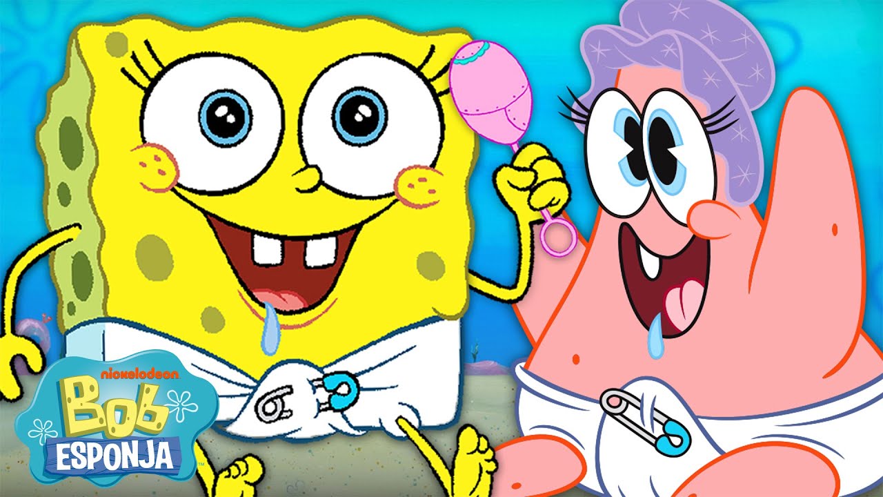 Bob Esponja: Bebês Fofos de Todos os Personagens 🍼