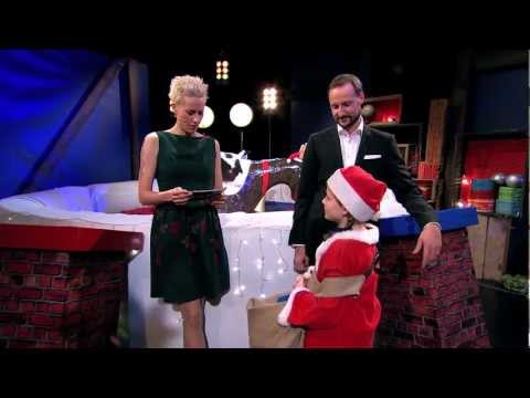 Kronprinsen og Prinsesse Ingrid Alexandra besøker Julemorgen