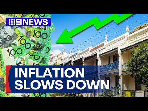 Hopes of an RBA rate cut after inflation slows, according to new data | 9 News Australia