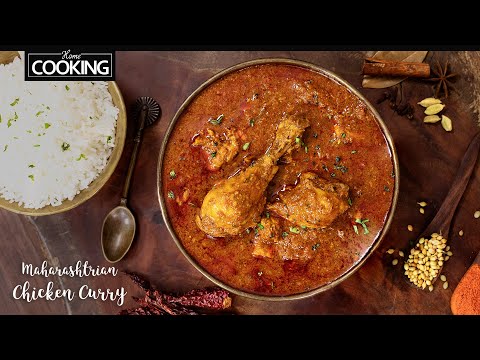 Maharashtrian Chicken Curry |Chicken Masala Recipe |Chicken Gravy | Chicken Recipe @HomeCookingShow