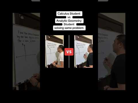 Calculus vs Analytic Geometry #calculus #analytics #geometry #math