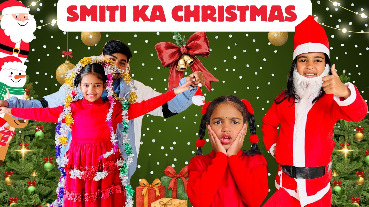 Smiti Aur Papa Christmas Ke Liye Ready huye🥰🌲❤️🎅@Smitichoudhury9