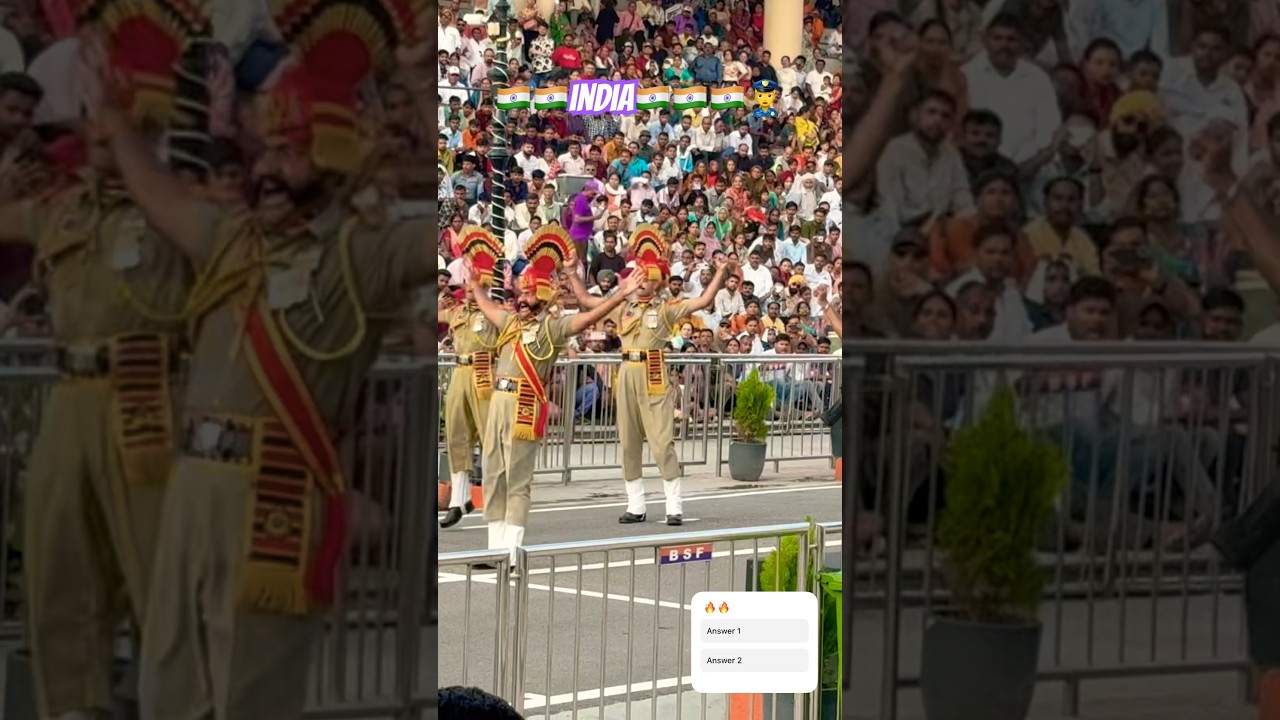 Shocking Wagah Border Parade ๐ฎ๐ณ๐ต๐ฐ