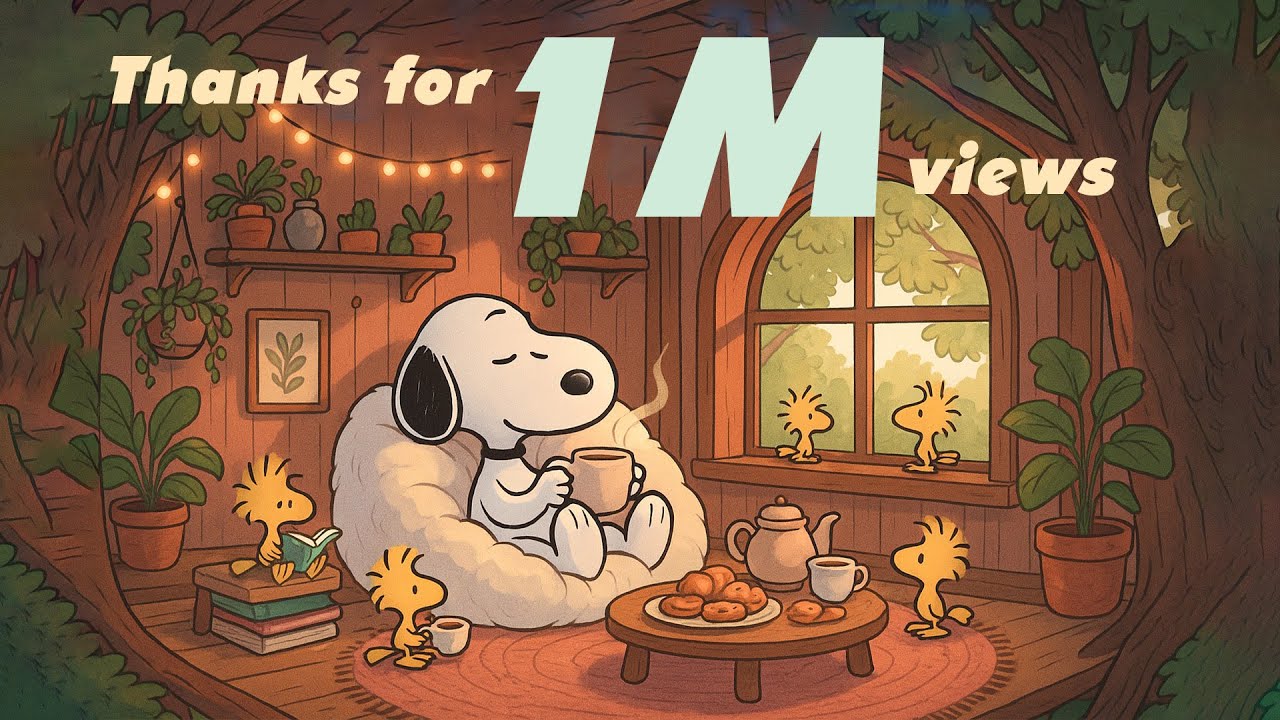 Relaxing Chill Jazz Music with Snoopy 🎶 | Smooth Jazz for a Calm Mood