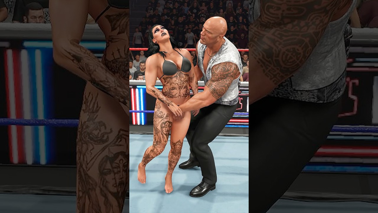 Epic WWE Battle: The Rock vs Rhea Ripley in WWE 2K25! π₯