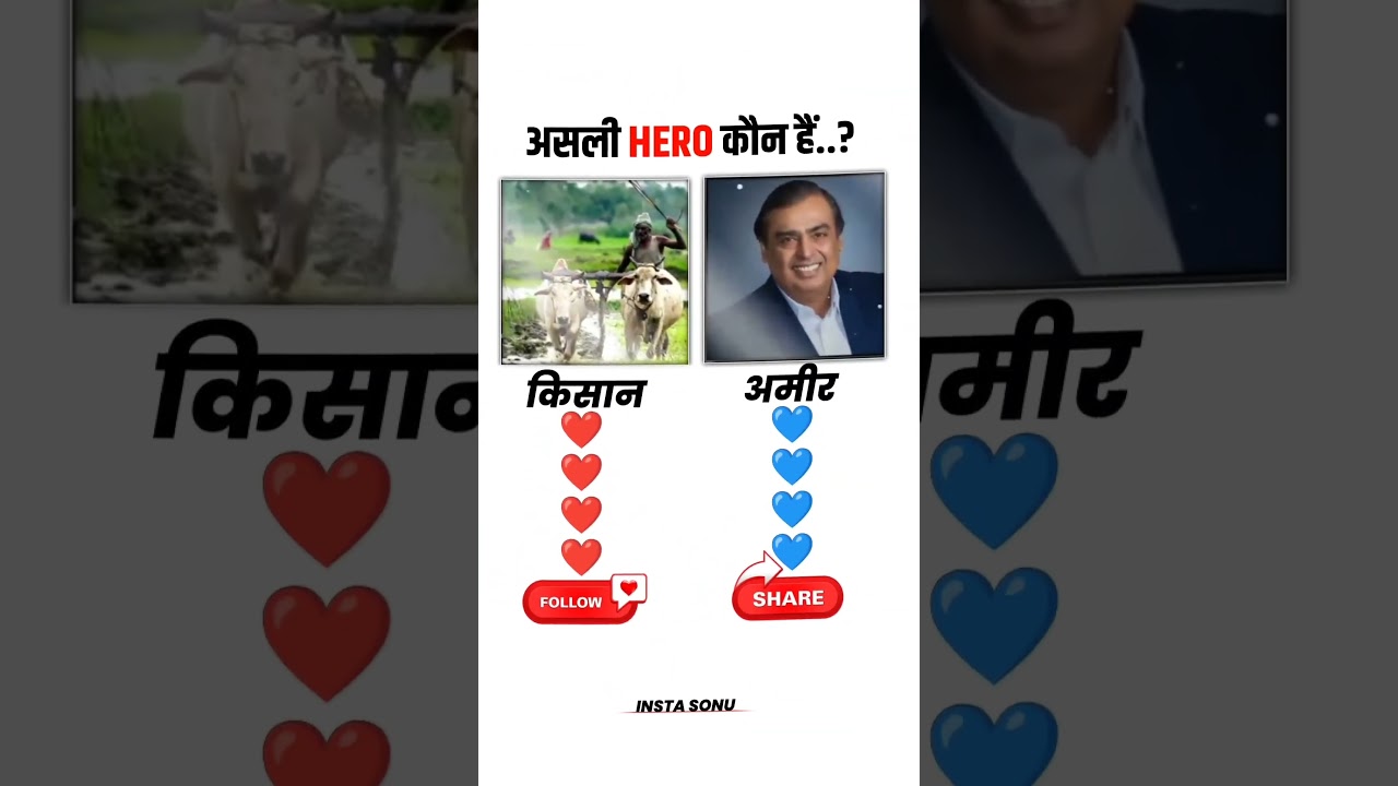 Kisan or Mukesh Ambani: Who's the True Hero? 🤔