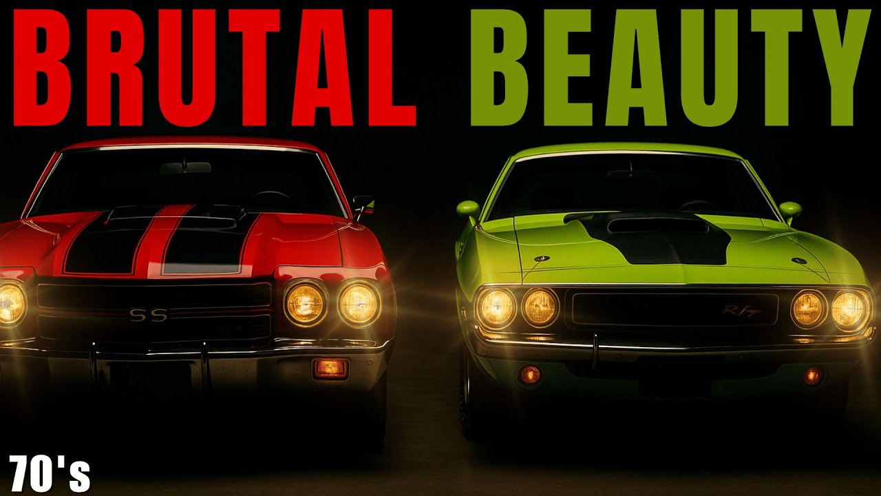 The 10 Top 10 Brutal & Beautiful 70s Muscle Cars 🚗