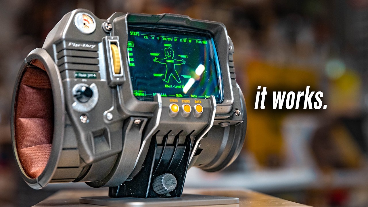 Fallout 3 Pip-Boy 3000 Replica Hands-On 🕹️