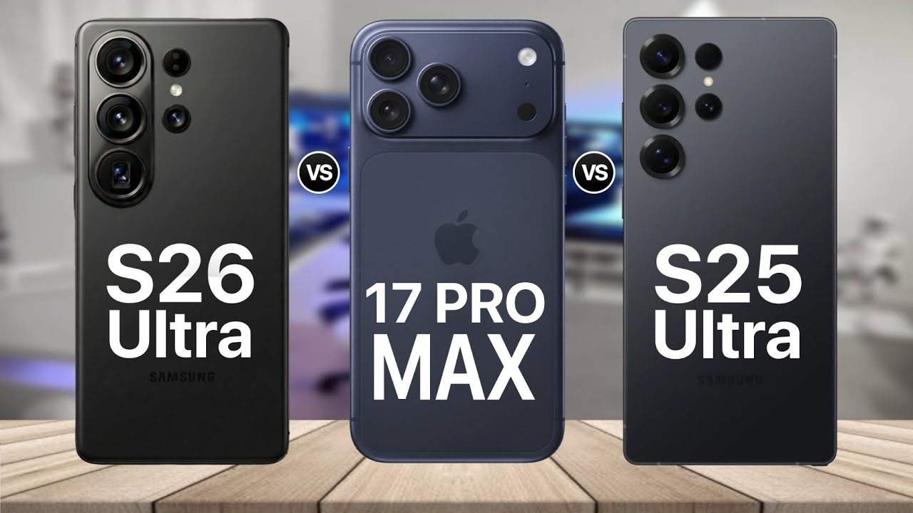 Galaxy S26 Ultra vs iPhone 17 Pro Max & Galaxy S25 Ultra