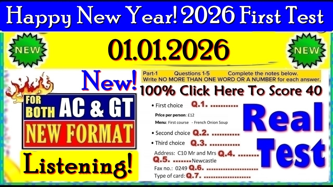 IELTS Listening Practice Test 2025 with Answers 📝