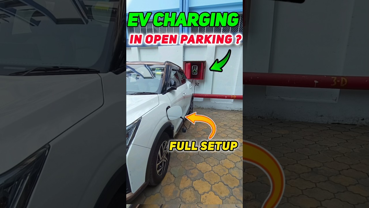 Easy Guide to Installing an EV Charger in Open Parking 🚗 | Home Charging Setup Tips