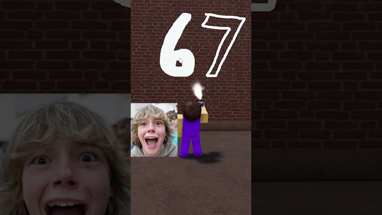 Drawing 67 and Returning After 5 Minutes! #shorts