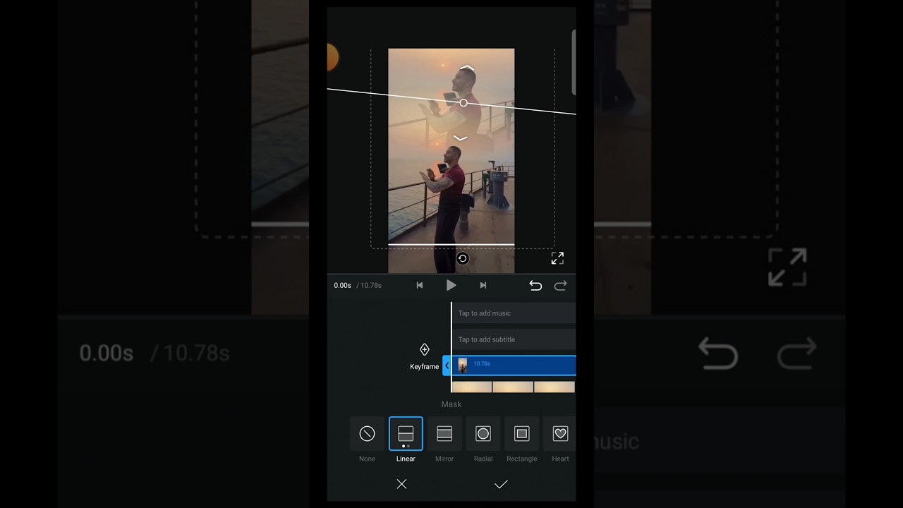 Vn video editor | How to edit mask layer in vn video editor (Tutorial) #shortvideo