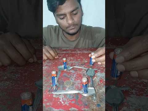 bettry and coin amazing science experiments #shorts #shortsfeed #tranding