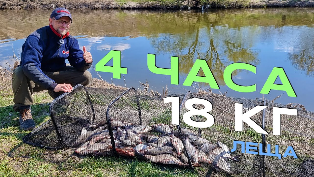 18 Как поймать 18 кг весеннего леща за 4 часа — секреты успешной рыбалки 🎣
