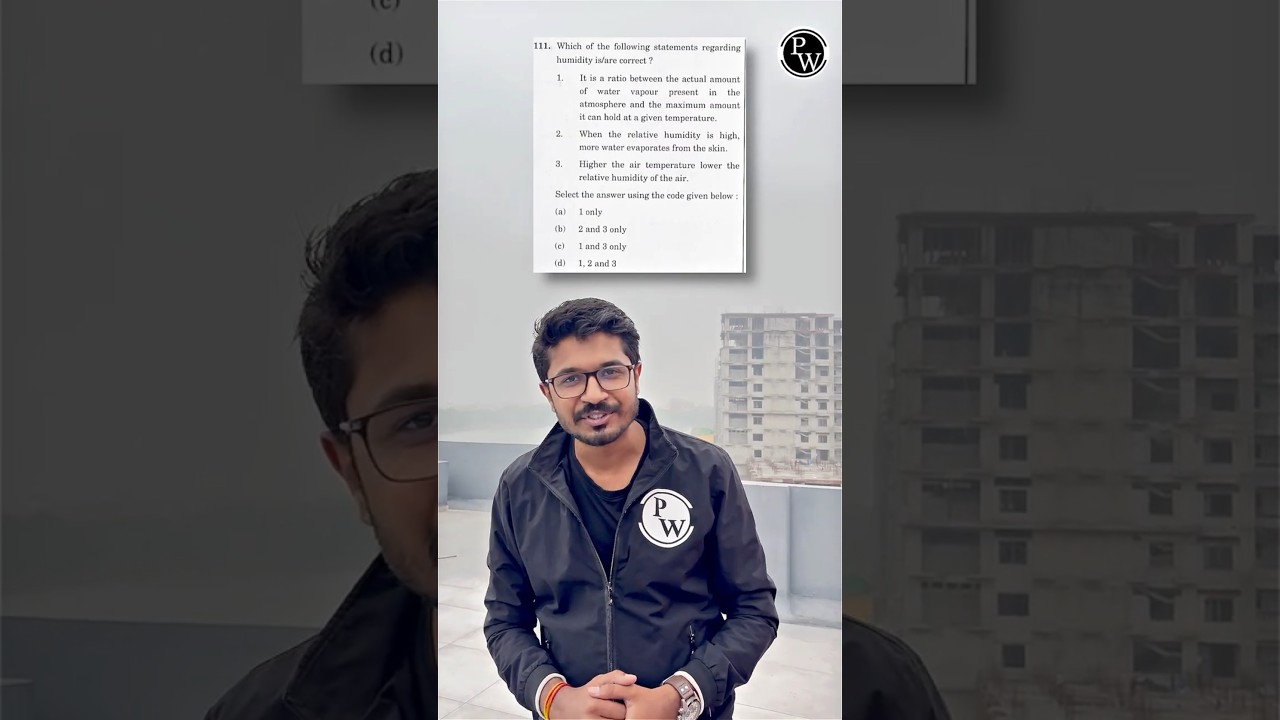 NDA Geography Question Solved: Master Humidity & Weather Facts 🌤️