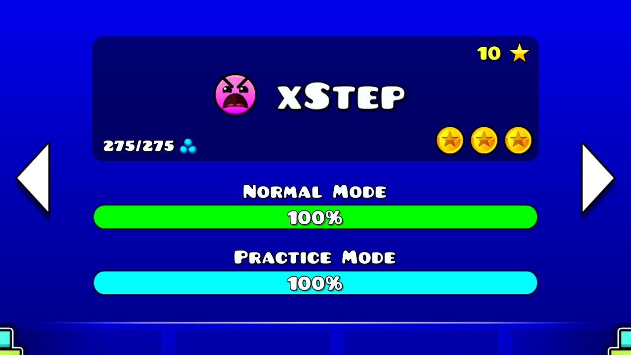 Geometry Dash Level 10 xStep Walkthrough & Coins