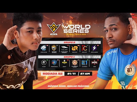 MUNDIAL DE FREE FIRE | FFWS GLOBAL FINALS 2025 | RODADA 2 | GRUPO B x C | AO VIVO #freefire
