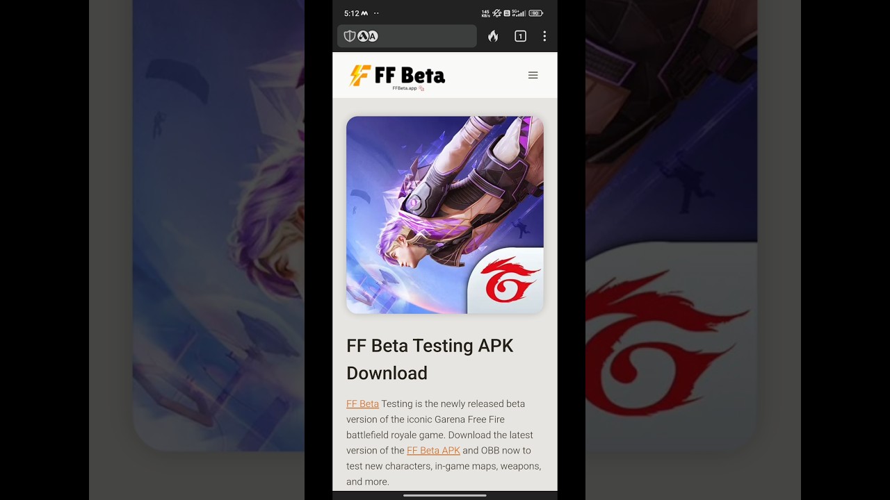 Download FF Beta APK 2025 | No Password Needed ๐