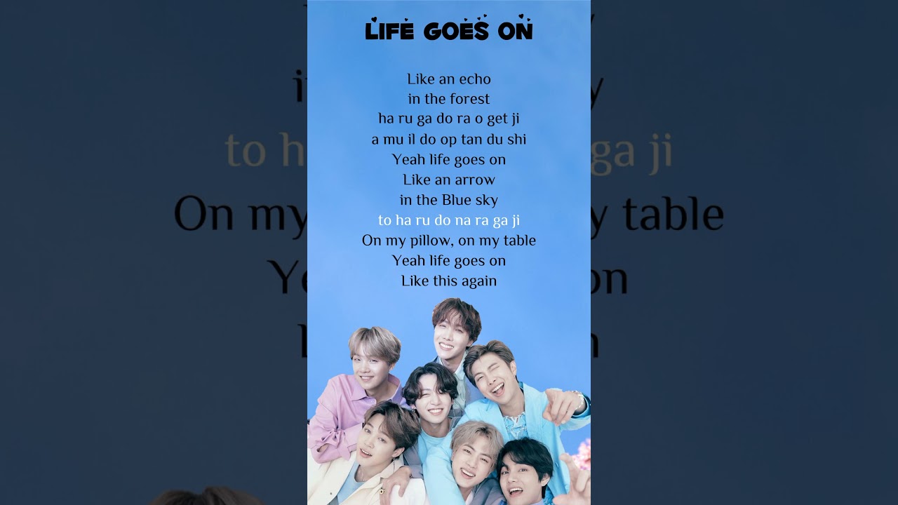 BTS - Life Goes On Lyrics πΆ