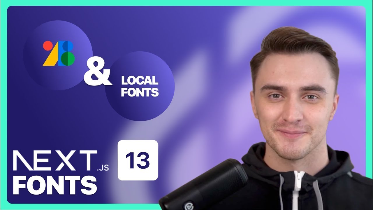 Next.js 13: Better Fonts Management - with Google Fonts & Local