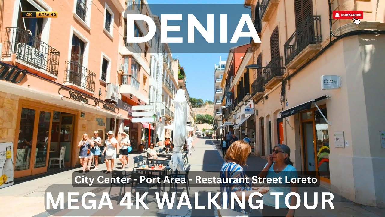 Discover the Charm of Denia: 4K Walking Tour in Spain’s Stunning Coastal Town 🌅