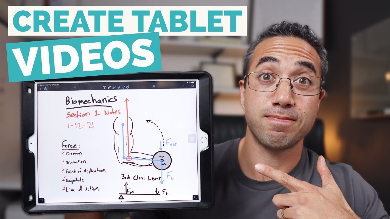 Create Engaging iPad Lecture Videos π₯
