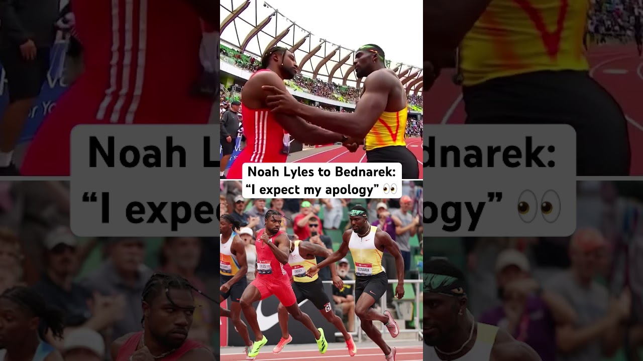Noah Lyles Confronts Kenny Bednarek After 200m Win