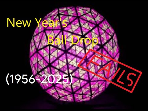 Times Square New Year's Ball Drop Fails (1956-2025) 🎆