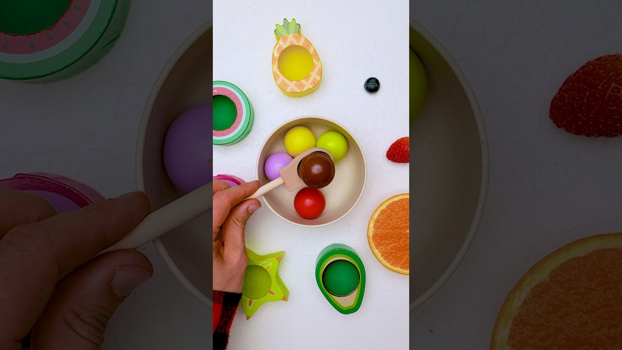Fun Fruit Colors! π Toddler Sorting Game & Learning for Toddlers! #shorts