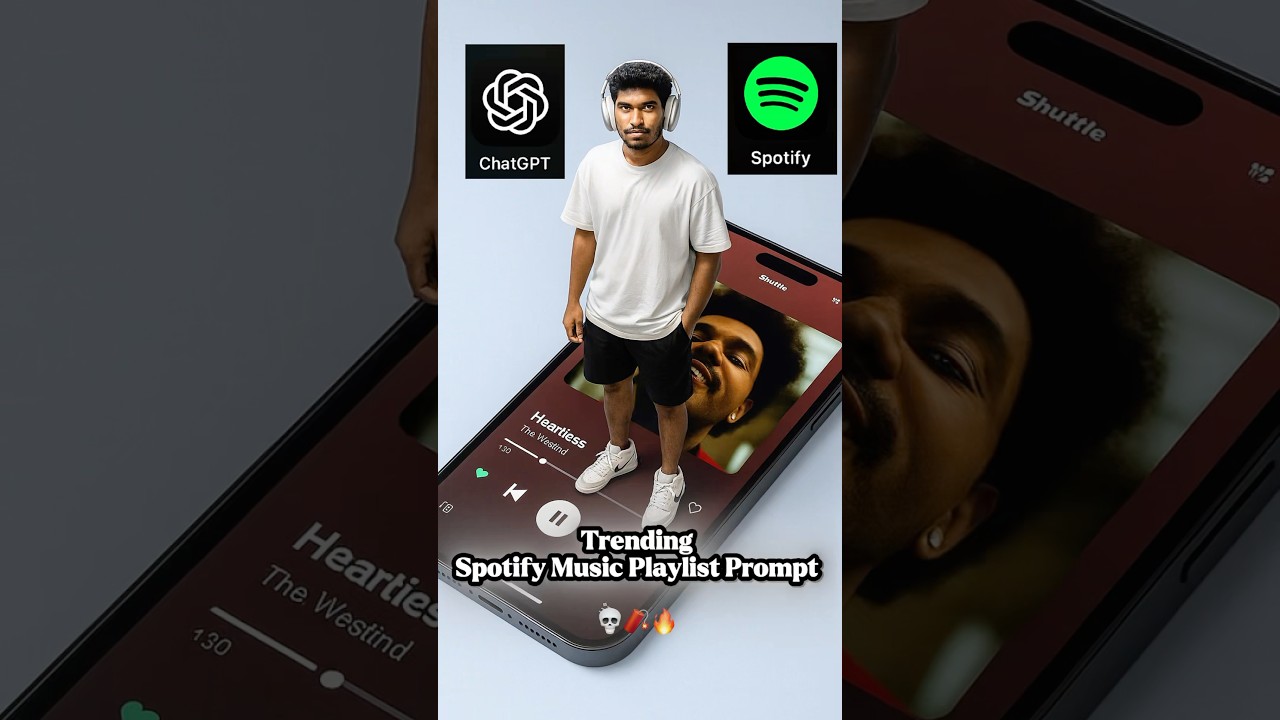Trending Spotify Playlist & ChatGPT Image Generator π΅